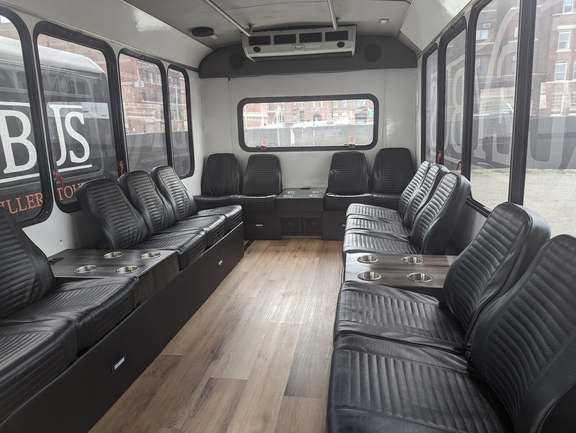 14-Passenger Bus interior