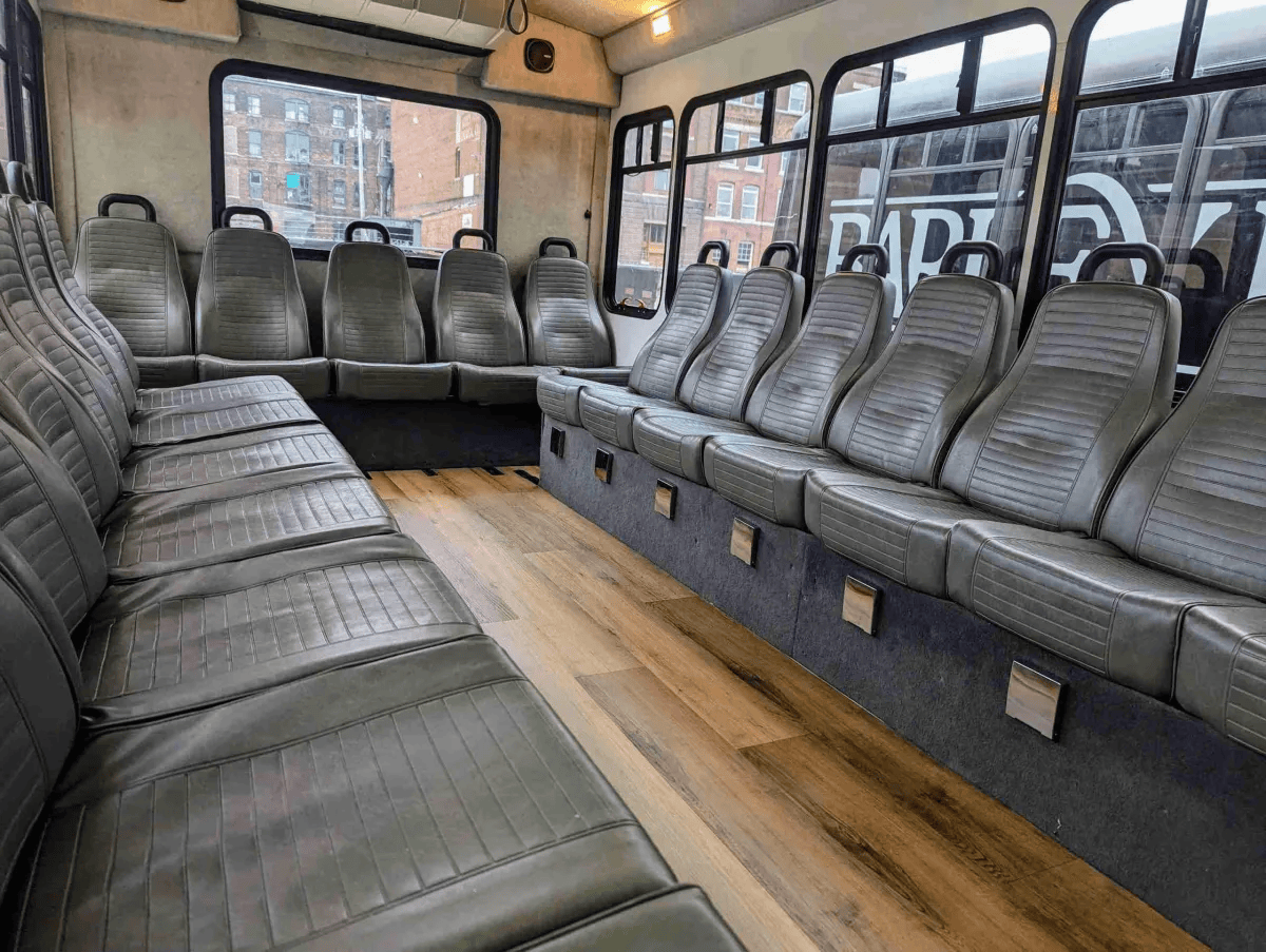 20-Passenger Bus interior